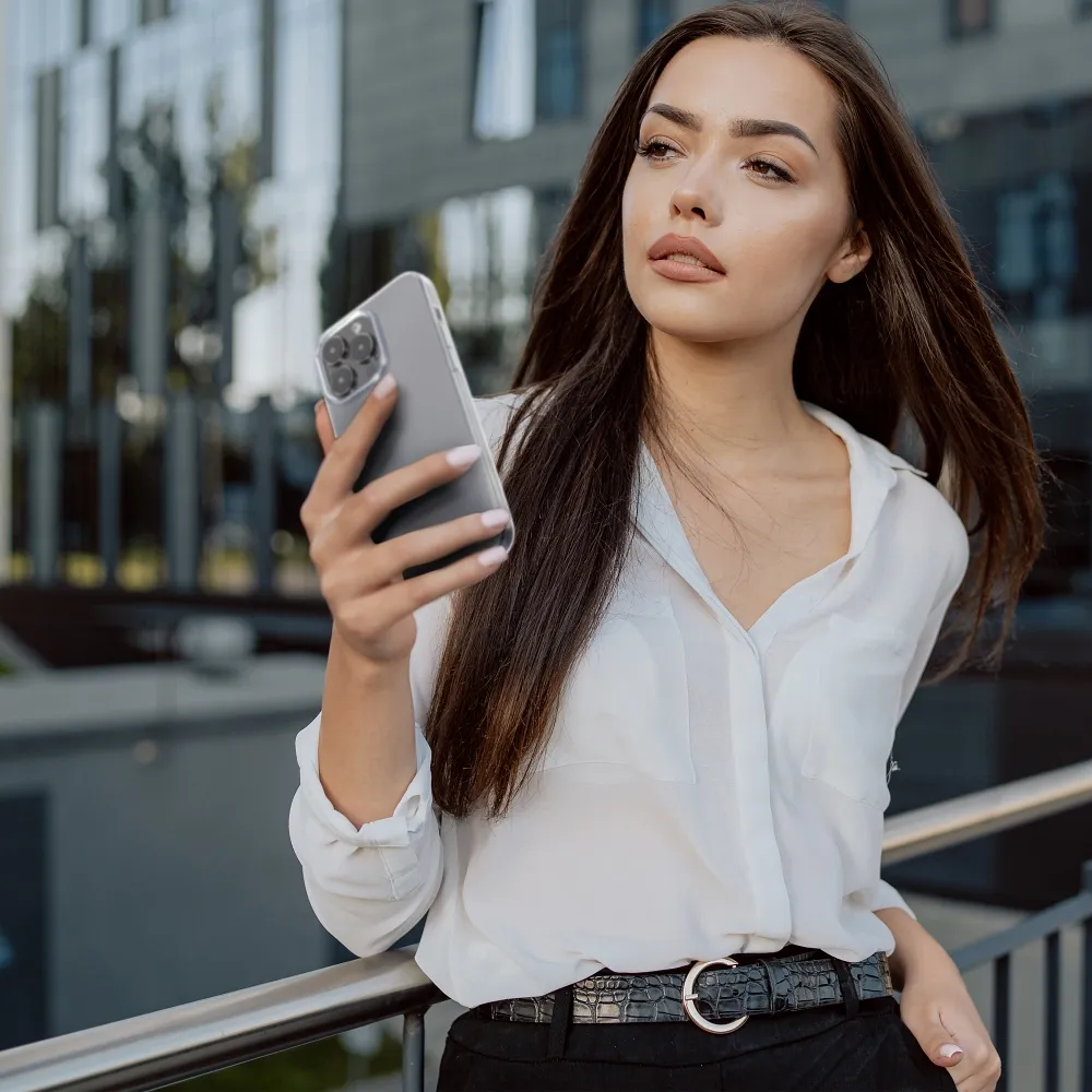 Smart Poco F7 Pro skaidrus silikoninis dėklas, skaidri, 5 nuotrauka